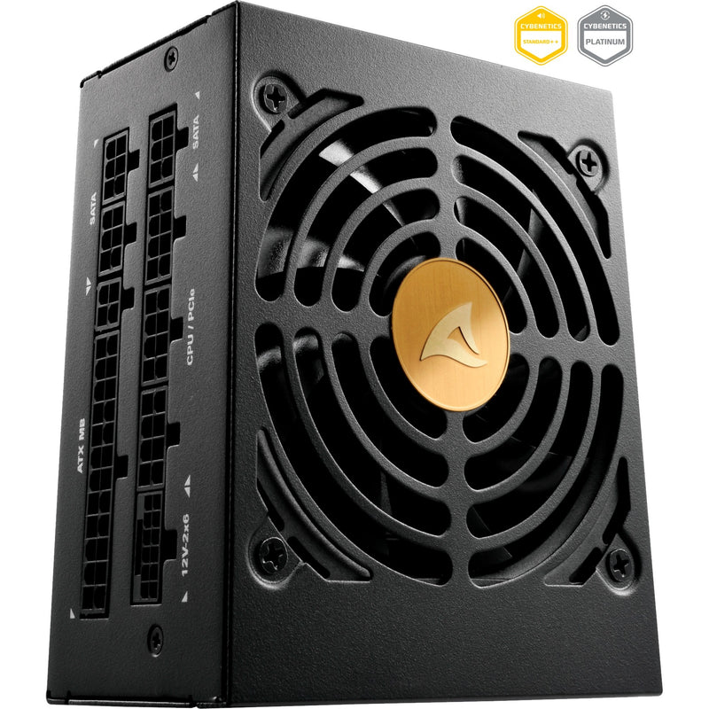 Afbeelding laden in galerijviewer, Sharkoon rebel p20 sfx modulaire 1000 watt voeding (zwart, 1x 12v-2x6, 2x pcie)
