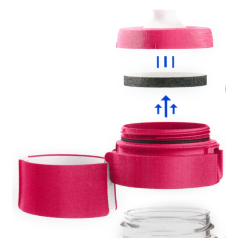 Afbeelding laden in galerijviewer, Brita fill go vital 0,6 liter drinkfles (transparant bes)
