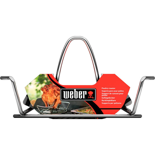 Weber gevogeltestomer gevogeltehouder (zilver)