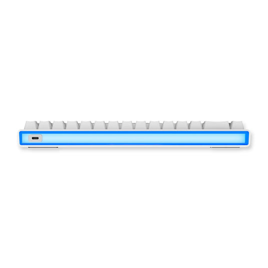 Mchose ace 68 air hall effect magnetic switch gaming keyboard (wit, us lay-out (qwerty), kailh magnetic god, 65%, rgb, hot swap, pbt keycaps, usb-c, hall effect sensor)