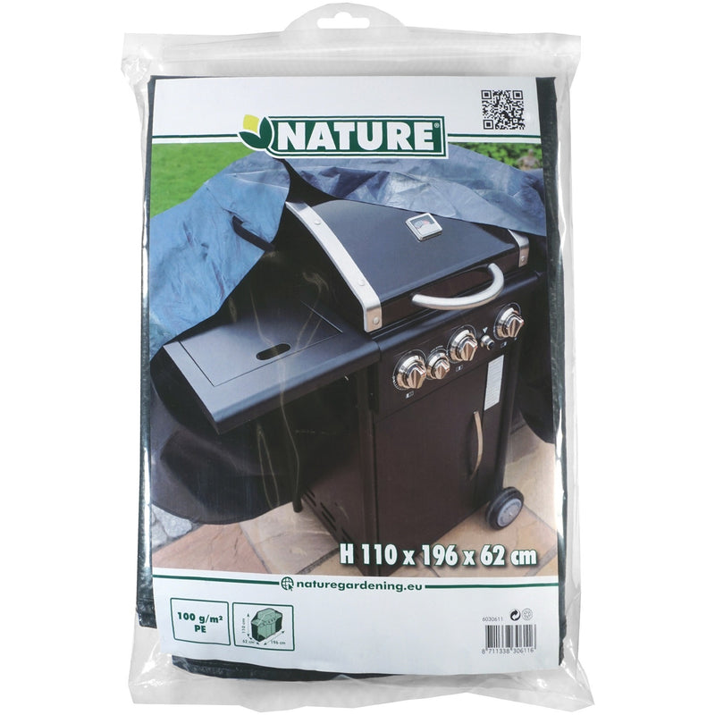 Afbeelding laden in galerijviewer, Nature beschermhoes voor gasbarbecue afdekking (zwart, 6030611)

