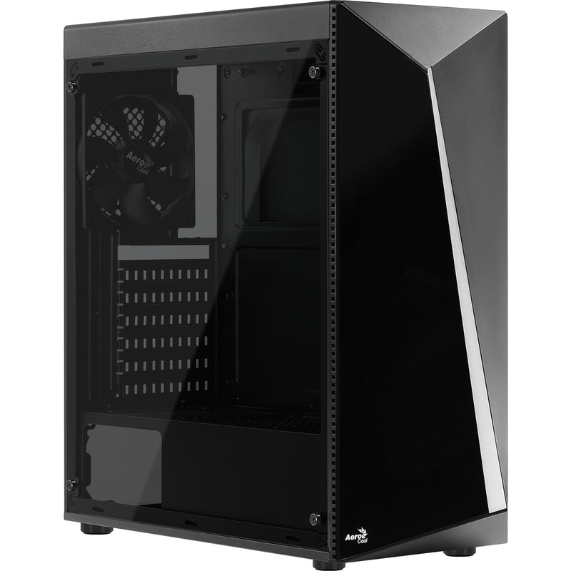Afbeelding laden in galerijviewer, Aerocool shard midi tower behuizing (zwart | 3x usb-a | rgb | window)
