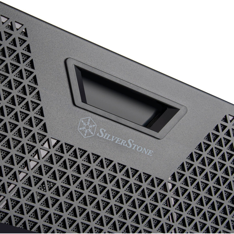 Afbeelding laden in galerijviewer, Silverstone rm51 rack behuizing (zwart | 5u | 2x usb-a | 1x usb-c)
