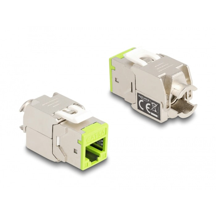 Afbeelding laden in galerijviewer, Delock rj45 jack naar lsa cat 6a toolfree keystone module (meerkleurig, 8 stuks)
