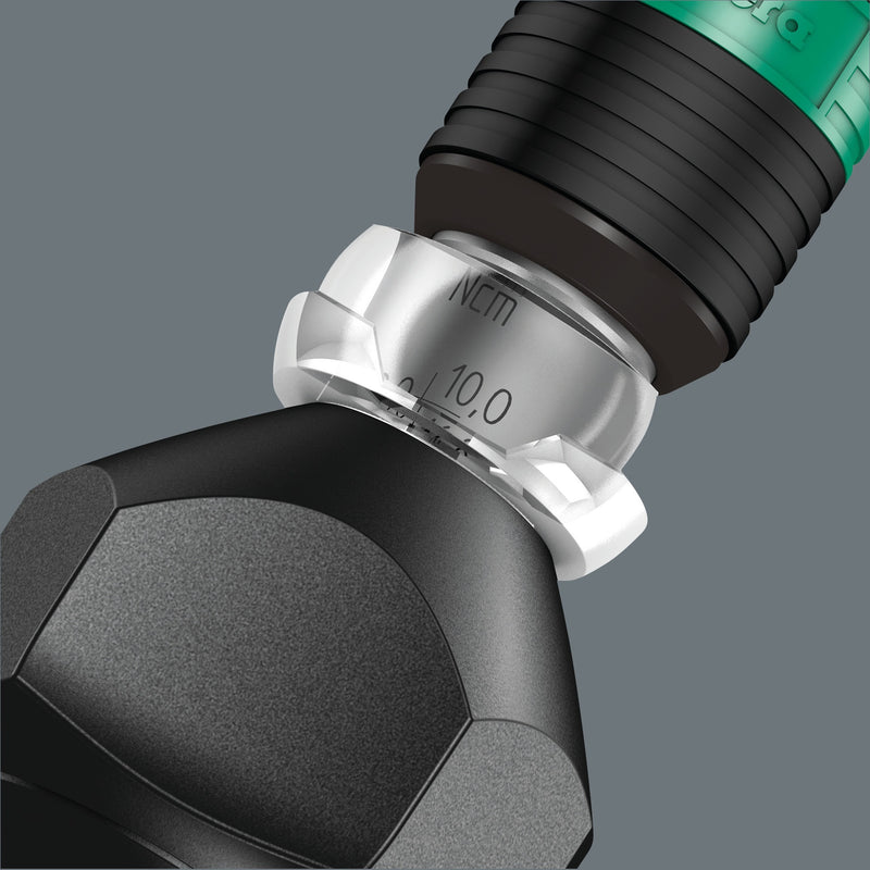 Afbeelding laden in galerijviewer, Wera 7441 kraftform instelbare momentschroevendraaier met rapidaptor snelwisselhouder, 1 4 duim, 1,2 - 3,0 nm - 1 stuk(s) - 05074701001
