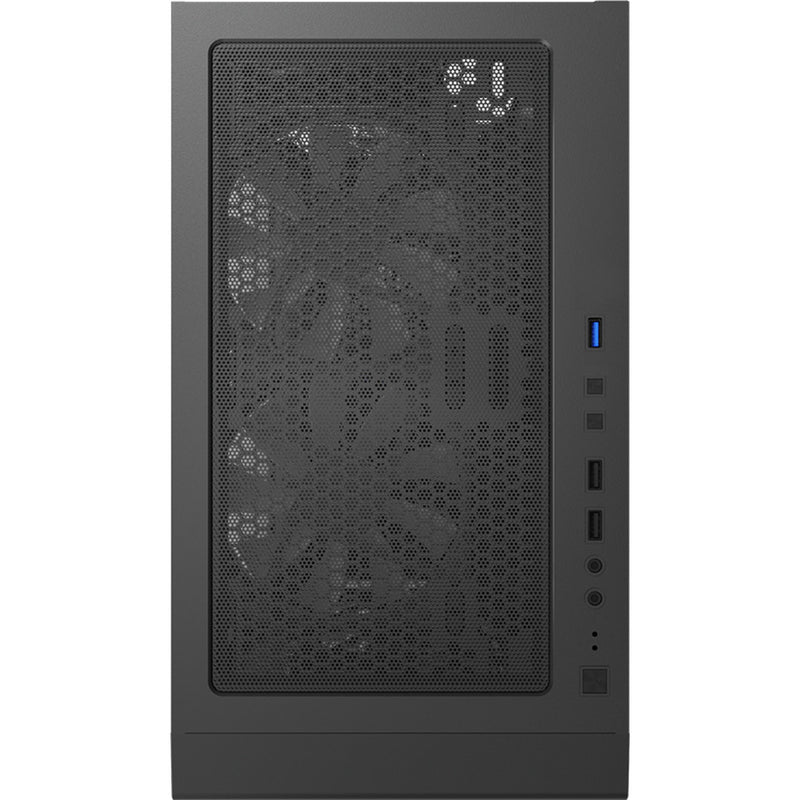 Afbeelding laden in galerijviewer, Montech x3 glass midi tower behuizing (zwart | 3x usb-a | rgb | tempered glass)

