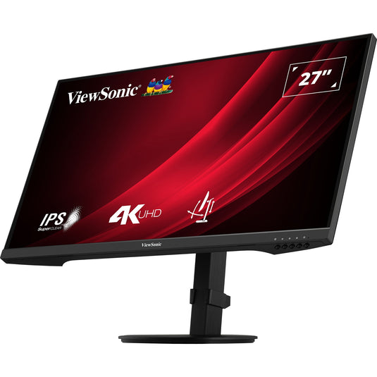 Viewsonic vg2708-4k 27 monitor (zwart (mat), 1x displayport, 2x hdmi, 2x hdmi, 1x displayport)
