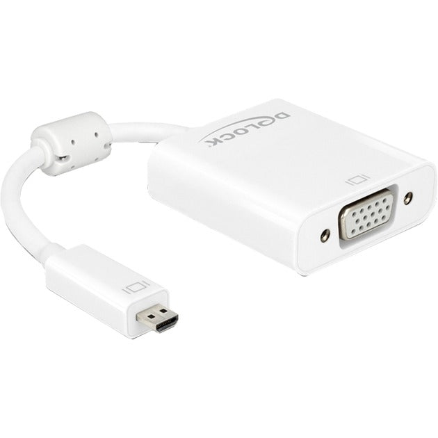Afbeelding laden in galerijviewer, Delock micro-hdmi naar vga adapter (wit)
