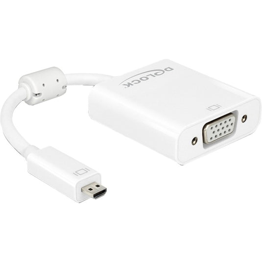 Delock micro-hdmi naar vga adapter (wit)