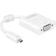 Delock micro-hdmi naar vga adapter (wit)