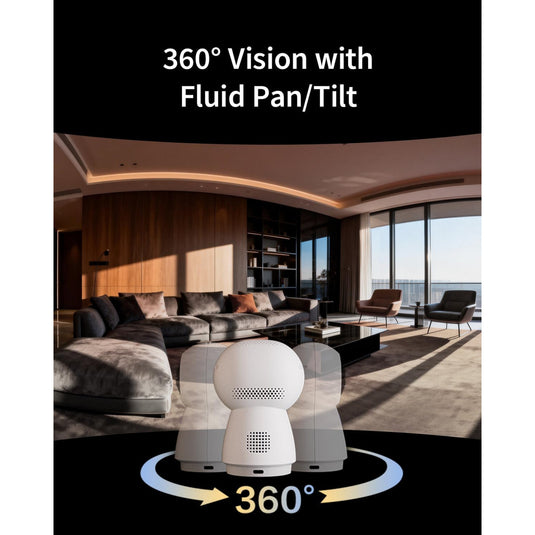 Aqara camera hub g350 (wit, dubbele lens, 4k 2,5k, 360°)