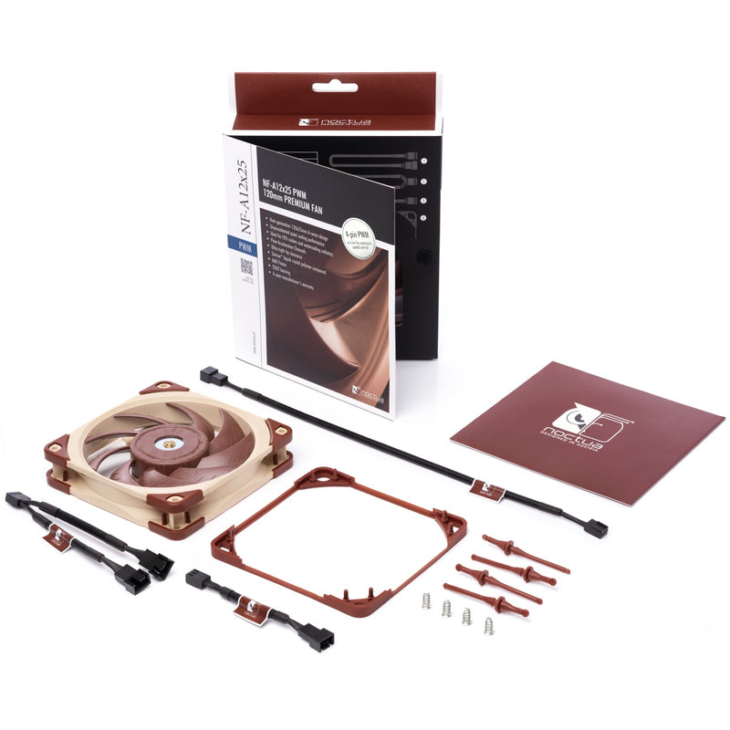 Afbeelding laden in galerijviewer, Noctua nf-a12x25 pwm case fan (120 x 120 x 25 mm)
