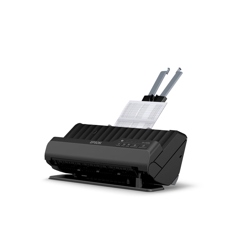 Afbeelding laden in galerijviewer, Epson es-c320w compacte a4-documentscanner met wi-fi-connectiviteit en u-traject (zwart, a4, a5, a6, b5)
