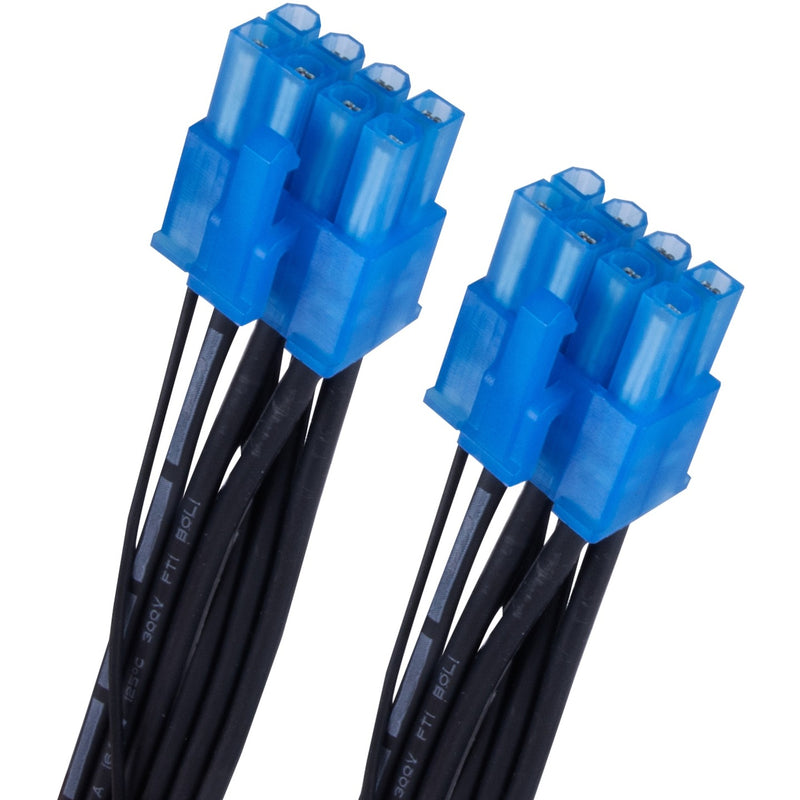 Afbeelding laden in galerijviewer, Silverstone 12vhpwr pcie adapter kabel sst-pp14-pcie (zwart, 0,55 meter)
