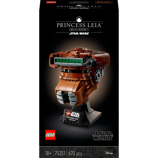 Lego star wars - prinses leia (boushh) helm constructiespeelgoed (75351)