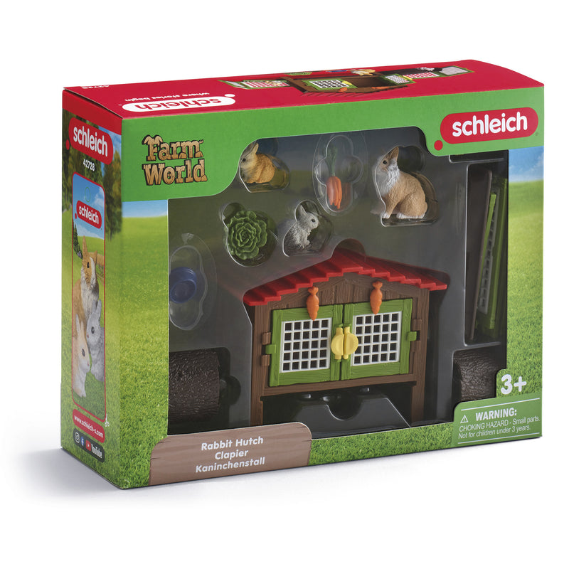 Afbeelding laden in galerijviewer, Schleich farm world - konijnenhok speelfiguur (42728)
