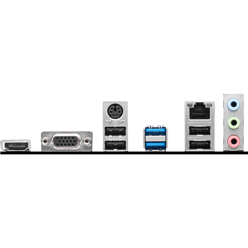 Afbeelding laden in galerijviewer, Msi pro h610m-e ddr4 socket 1700 moederbord (zwart, gb-lan, sound, µatx)
