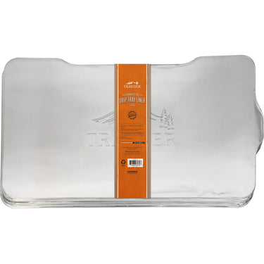 Traeger vetafdruipplaat beschermfolie voor timberline 1300 druipschaal (zilver, 5 stuks)