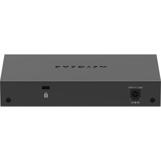 Netgear 5-port gigabit ethernet poe+ unmanaged switch (gs305pp) (zwart)