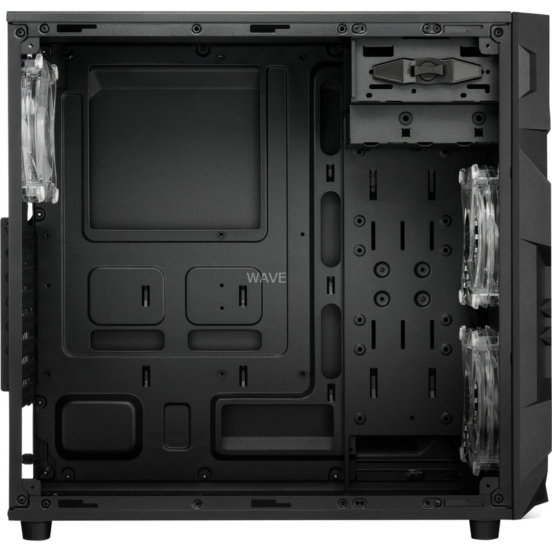 Afbeelding laden in galerijviewer, Sharkoon vg7-w rgb midi tower behuizing (zwart | 2x usb-a | rgb | window)
