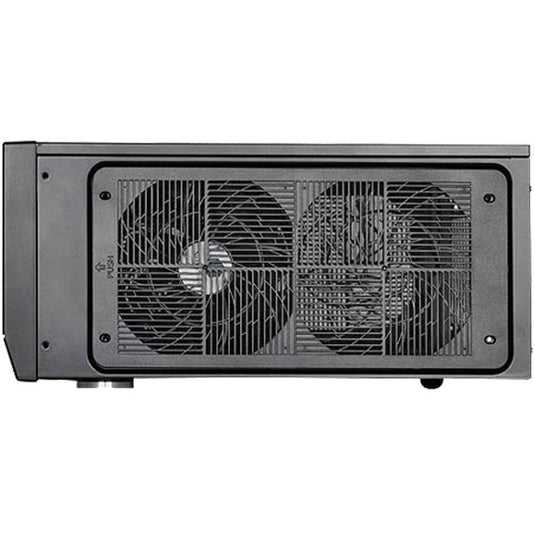 Silverstone sst-gd09b htpc behuizing (zwart | 2x usb-a)
