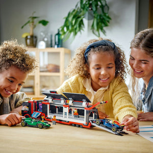 Lego city f1 truck met rb20 en amr24 f1® auto's speelset - 60445