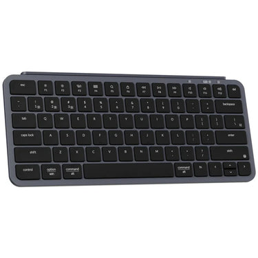 Keychron b1 pro-k1 toetsenbord (grijs, us-international lay-out (qwerty), scissor switches, 75%, abs keycaps, 2.4ghz | bluetooth 5.2 | usb-c)