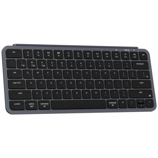 Keychron b1 pro-k1 toetsenbord (grijs, us-international lay-out (qwerty), scissor switches, 75%, abs keycaps, 2.4ghz | bluetooth 5.2 | usb-c)