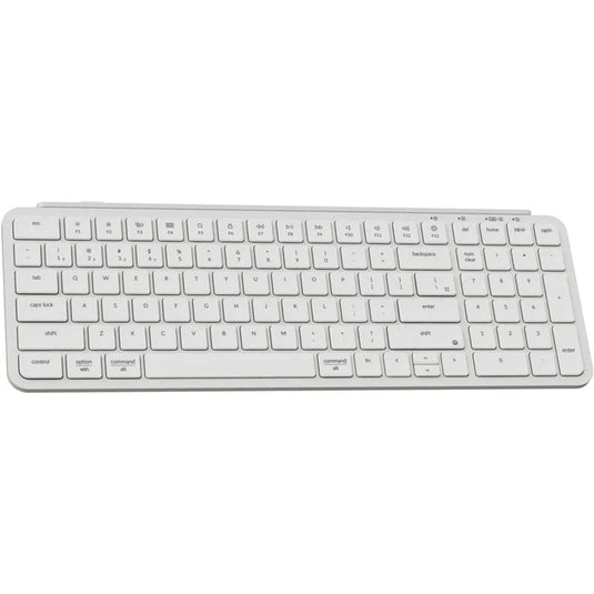 Keychron b2 pro-k8 toetsenbord (wit (mat), us lay-out (qwerty), scissor switches, 96%, abs keycaps, 2.4 ghz | bluetooth | usb)