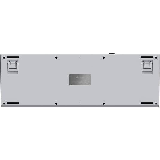 Ducky one x wireless rgb mechanisch toetsenbord (wit, us lay-out (qwerty), inductive, 100%, hot-swappable, pbt, 2.4 ghz | bluetooth | usb-c)