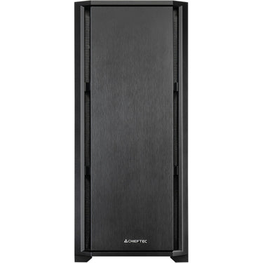 Chieftec pro midi q midi tower behuizing (zwart | 3x usb-a | 1x usb-c)