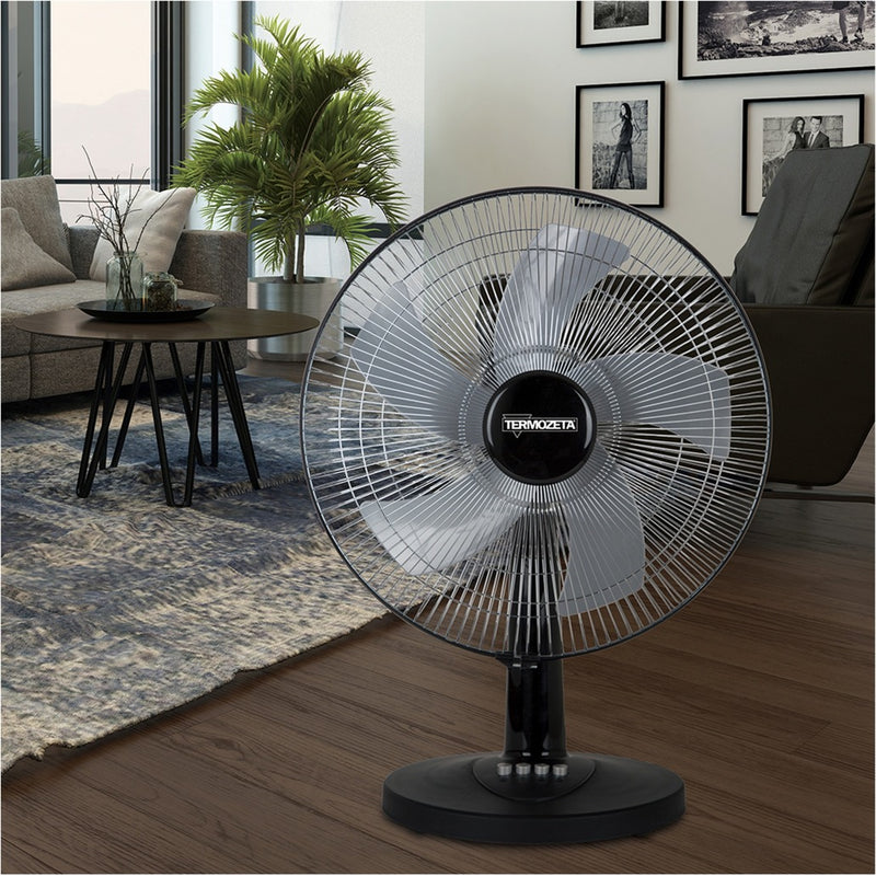 Afbeelding laden in galerijviewer, Termozeta airzeta 40 tafelventilator (zwart)
