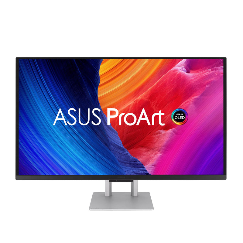 Afbeelding laden in galerijviewer, Asus proart display pa27ucdmr 26.5 4k uhd monitor (zilver, hdmi, displayport, usb-a, usb-c, 2x thunderbolt 4)
