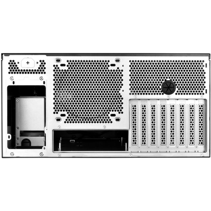 Afbeelding laden in galerijviewer, Silverstone rm51 rack behuizing (zwart | 5u | 2x usb-a | 1x usb-c)
