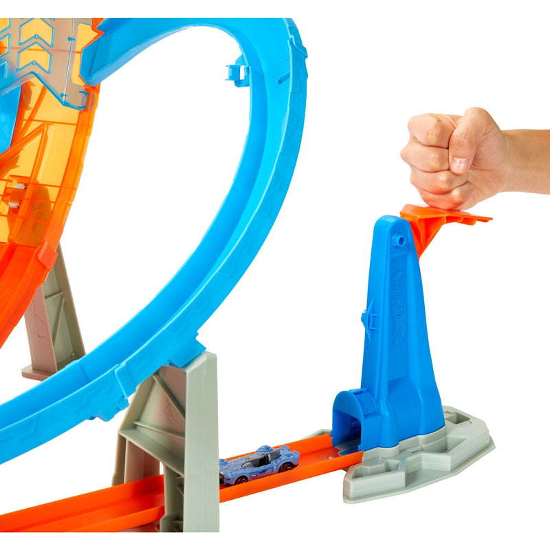 Afbeelding laden in galerijviewer, Hot wheels massive loop mayhem track set racebaan

