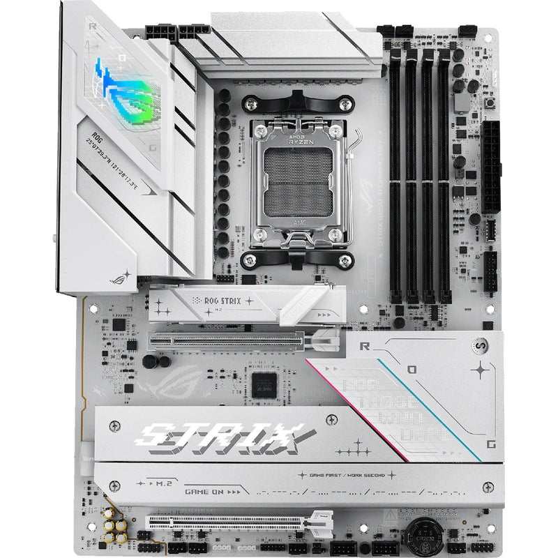 Afbeelding laden in galerijviewer, Asus rog strix b850-a gaming wifi socket am5 moederbord (wit, 2.5gb-lan, wi-fi 7, bt, sound, atx)
