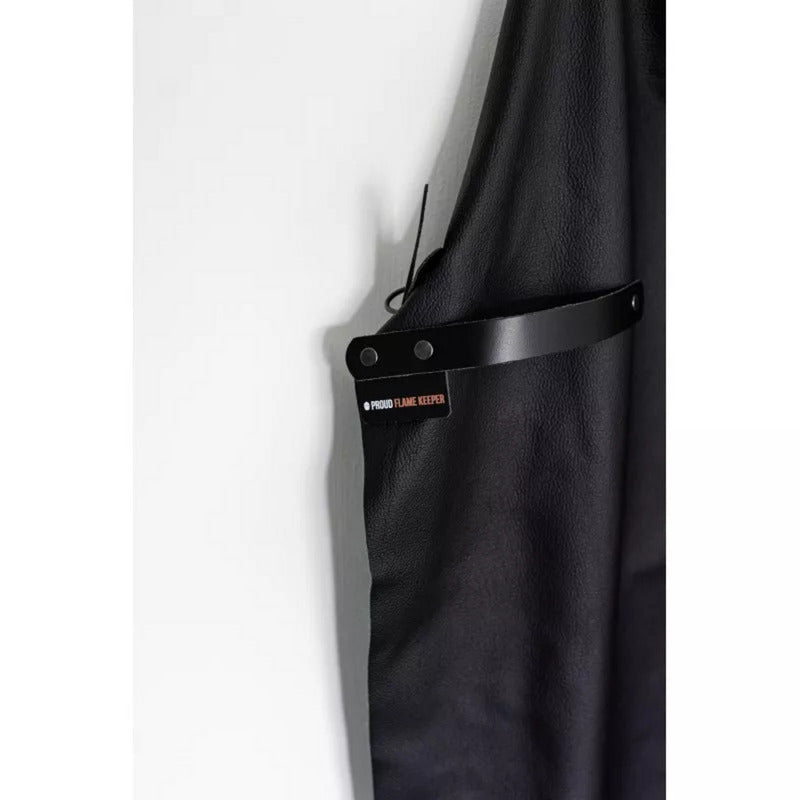 Afbeelding laden in galerijviewer, Kamado joe leren schort (bruin, one size fits all)
