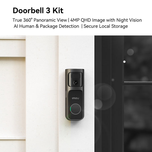 Imou doorbell 3 kit (zwart)