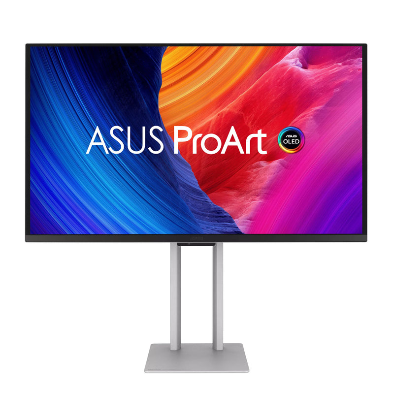 Afbeelding laden in galerijviewer, Asus proart display pa27ucdmr 26.5 4k uhd monitor (zilver, hdmi, displayport, usb-a, usb-c, 2x thunderbolt 4)
