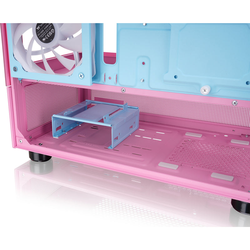 Afbeelding laden in galerijviewer, Thermaltake view 170 tg argb mini tower behuizing (roze | 2x usb-a | rgb | tempered glass)
