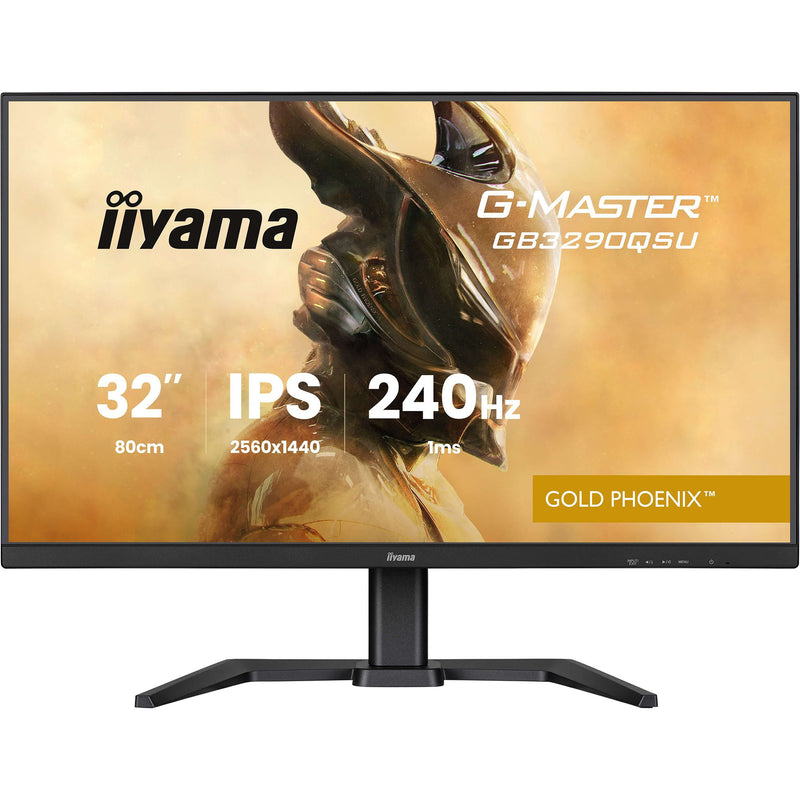 Afbeelding laden in galerijviewer, Iiyama g-master gold phoenix gb3290qsu-b1 31.5 gaming monitor (zwart (mat), 2x hdmi, displayport, 2x usb-a, 2x usb-b, 240 hz)
