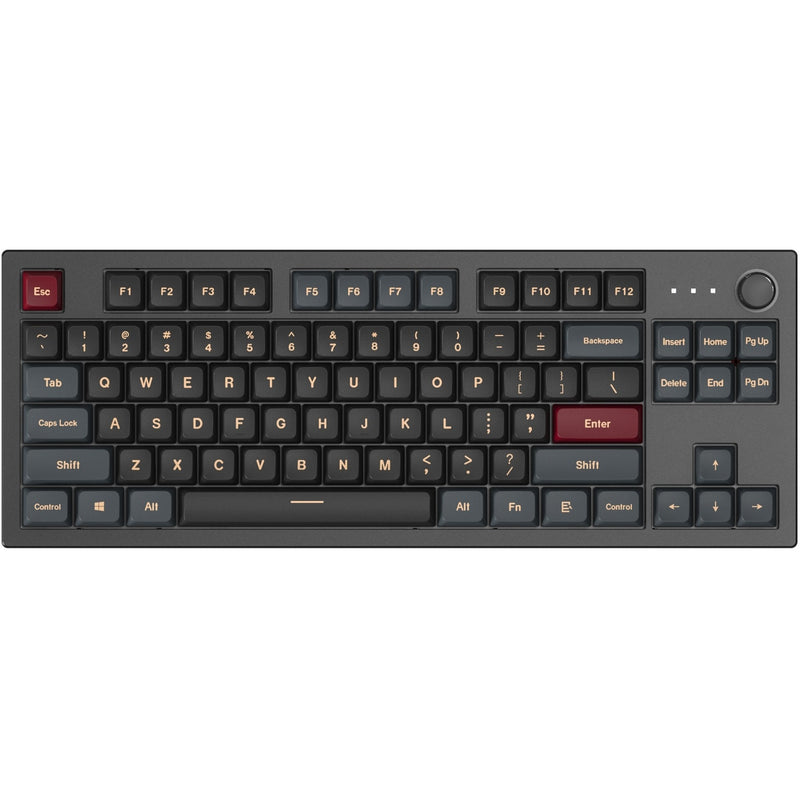 Afbeelding laden in galerijviewer, Montech mkey darkness tkl rgb mechanisch toetsenbord (zwart, us lay-out (qwerty), gateron g pro yellow, 80% (tkl), hot-swappable, rgb, pbt)
