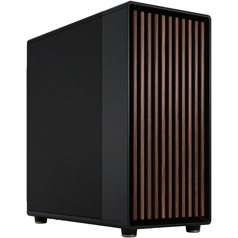 Afbeelding laden in galerijviewer, Fractal design north xl midi tower behuizing (zwart houtkleur | 2x usb-a | 1x usb-c)
