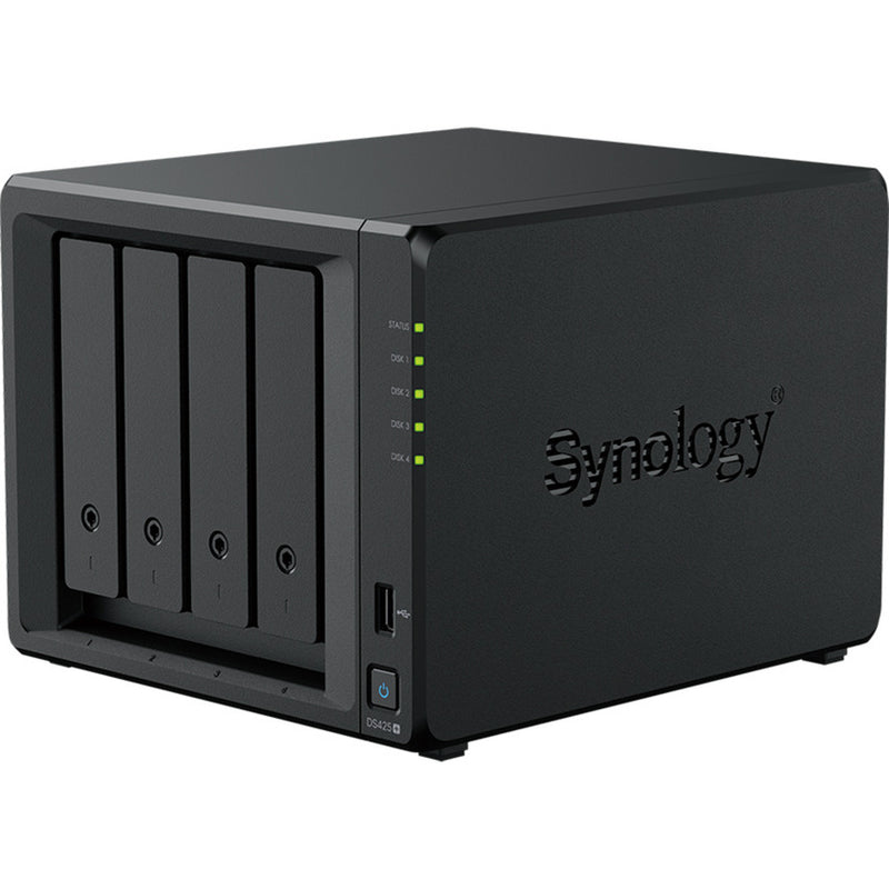Afbeelding laden in galerijviewer, Synology diskstation ds425+ nas (zwart, 2x lan, 2x usb-a 3.2 (5 gbit s))
