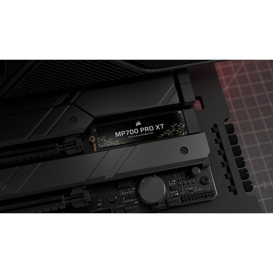 Corsair mp700 pro xt 4 tb ssd (zwart, pcie gen5 x4 nvme 2.0, m.2 2280, 3d tlc nand)