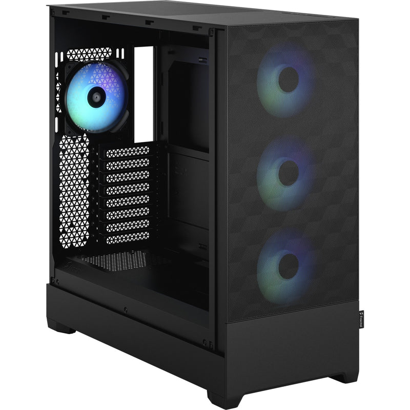 Afbeelding laden in galerijviewer, Fractal design pop xl air rgb big tower behuizing (zwart | 2x usb-a | rgb | tempered glass)
