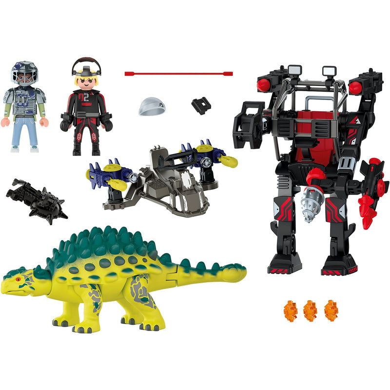Afbeelding laden in galerijviewer, Playmobil dino rise - saichania: verdediging van de vechtersbazen constructiespeelgoed (70626)
