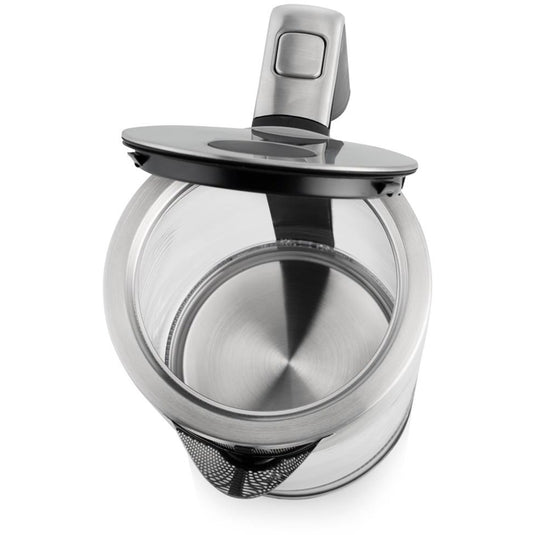 Princess 236041 glass kettle london waterkoker (roestvrij staal transparant, 1,7 l)