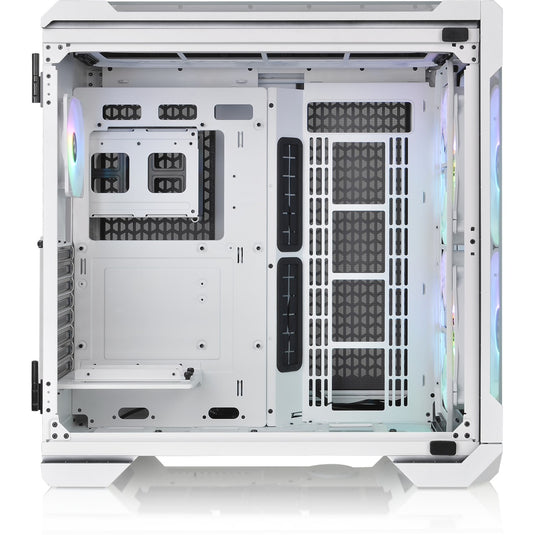 Thermaltake view 51 tg snow argb edition midi tower behuizing (wit | 4x usb-a | 1x usb-c | rgb | window)