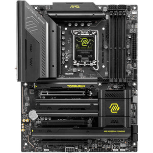 Msi mag z890 tomahawk wifi socket 1851 moederbord (zwart geel, raid, 5gb-lan, wi-fi 7, bt, sound, atx)